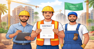 Construction Worker Contract Saudi Arabia
