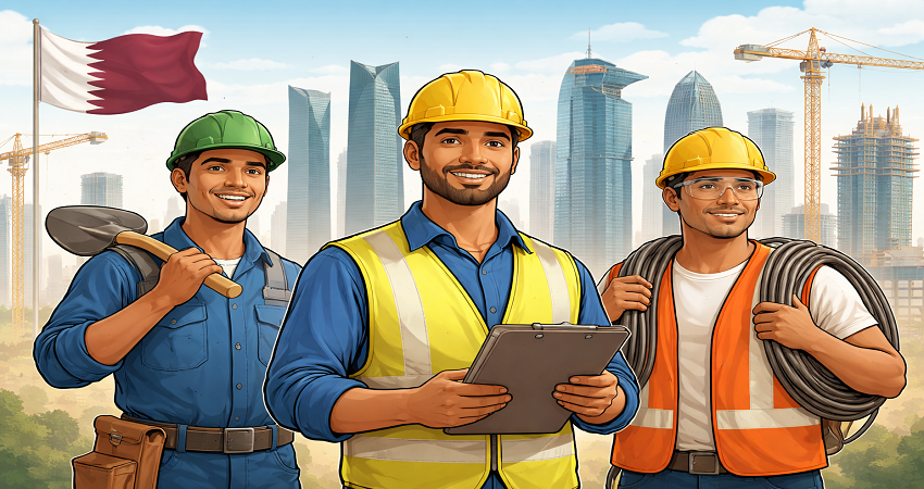 Construction Worker Salary In Qatar 2026