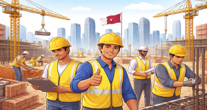 Qatar Labour Salary Construction Sector